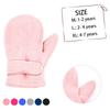 Toddler Mittens with Thick Liner Soft Warm Polar Fleece Mittens Winter Skiing Mittens for 1-7Y Boys Girls Hand Warmers
