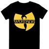 Официальная футболка Wu-Tang Clan с логотипом Классический мерч хип-хоп группы Рэп Hip Hop Футболка лицензированная