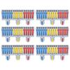 SPL-153 6Pcs Lever Wire  tors Compact Plug in Terminal Push Cable  tion 600V Quick Terminal 32A Wire  tor 3 in 15 Out Lever Nut