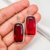 Red Garnet Jewelry, 925 Solid Sterling Silver Earrings, Handmade Gemstone Jewelry Earrings For Memorial Day