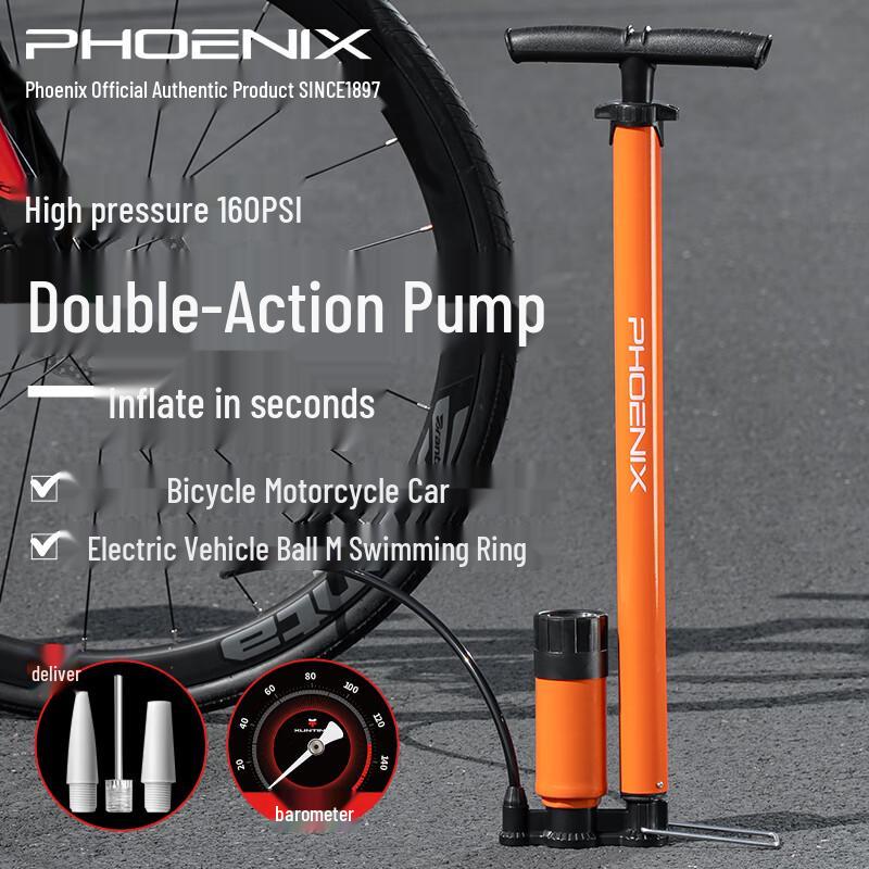 PHOENIX Универсальный Велосипедный Насос Высокого Давления