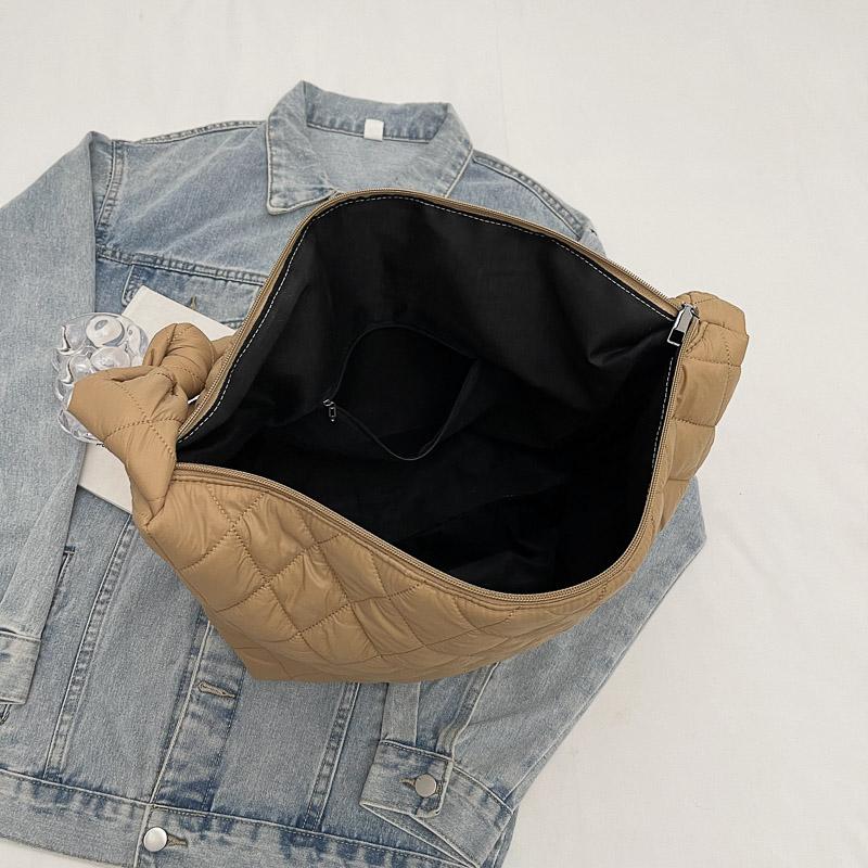 Women's Cloud Pleated Tote Bag Women's Lightweight Large Capacity Crossbody Underarm Bag