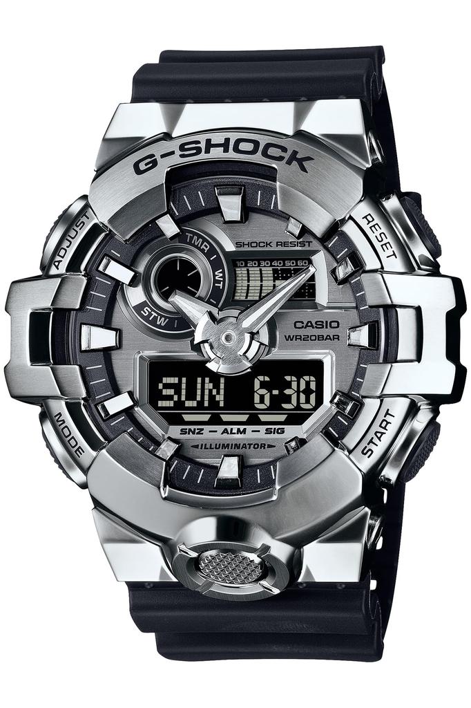 Часы Casio G-Shock [Официальный японский продукт] Металлические с биопластиком, GM -700-1AJF / -700G-9AJF / -700P-6AJF Мужские Черные