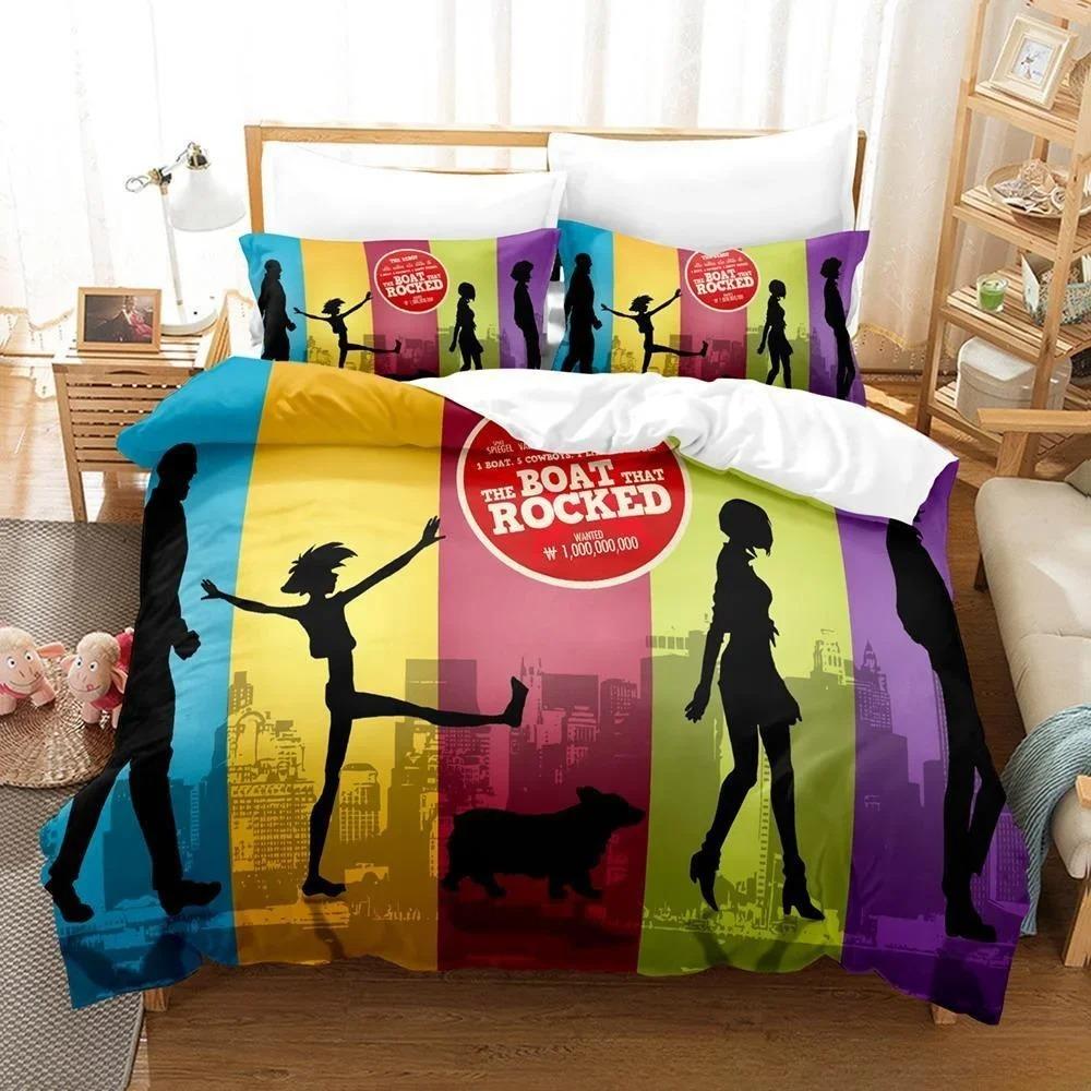 Модный 3D-печатный игровой комплект постельного белья Cowboy Bebop с рисунком из мультфильма «Аниме» из трех предметов для взрослых и детей, для спальни, пододеяльник, наборы домашнего текстиля
