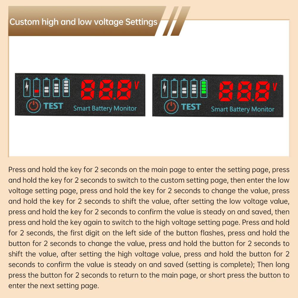 3S-14S DC7-55V Индикатор уровня заряда батареи 12V 24V 36V 48V Плата индикатора емкости литиевой батареи 18650 Тестер напряжения заряда свинцово-кислотной батареи