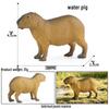 Large Wild Animal Male Tiger Simulation Toy - White, Yellow, Northeast, and Red Variants