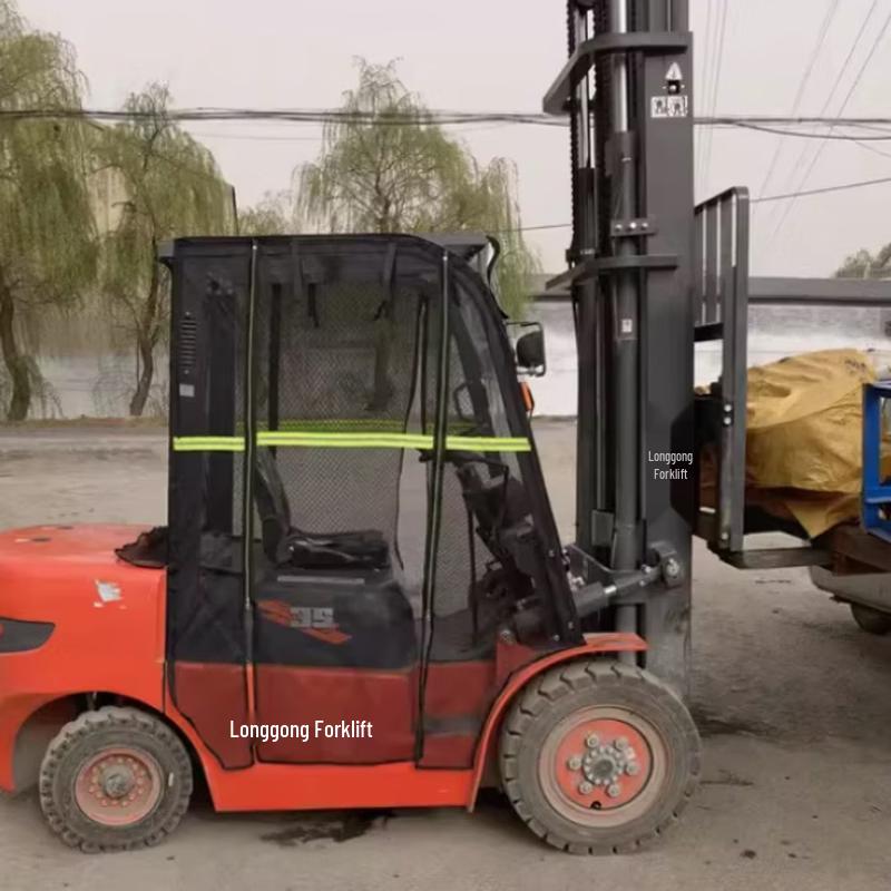 Универсальный дождевой занавес-укрытие для вилочного погрузчика Shengbilei