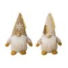 Whimsical Christmas Decorations Delightful Gnome Statues Soft Polyester Fabric For Festive Spirit