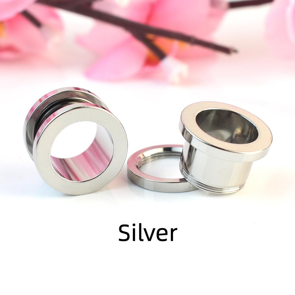 3-40 мм 2 шт., ушные манометры из нержавеющей стали, заглушки, туннели, расширитель для ушей, носилки, украшения для тела для женщин и мужчин