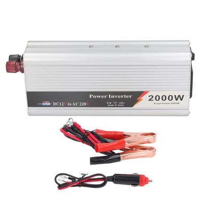 Автомобильный инвертор 2000 Вт DC 12 В в AC 220?230 В с выходом USB 5 В Синусоидальный преобразователь