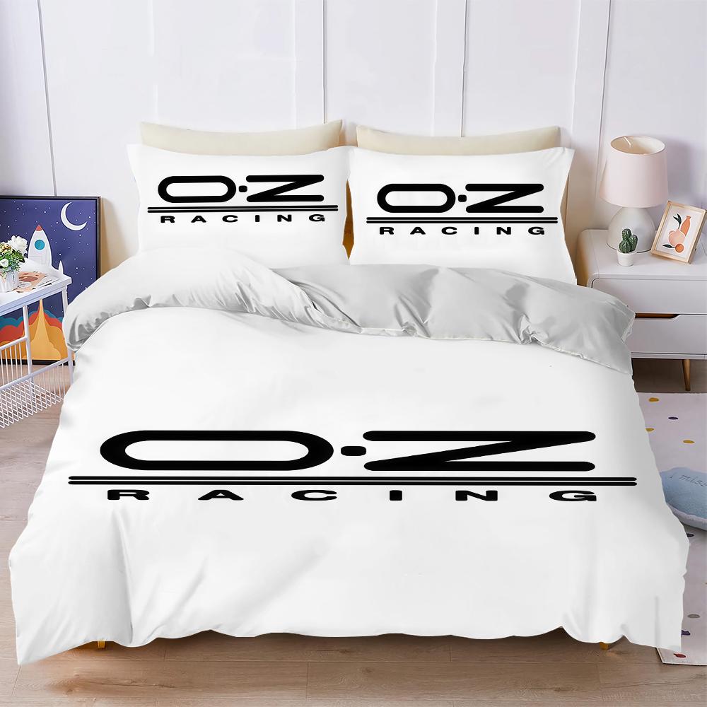 Модный Комплект Пододеяльника O-Oz Racing Мягкое Стиранное Постельное Белье 3 Предмета Летнее Удобное Студенческое Общежитие Дом Детская Постель Бестселлер