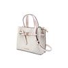 New MICHAEL KORS MK Emilia Artificial Leather Shoulder Bag Crossbody Bag Handbags Small Size Women's Vanilla White & Pink 35H0GU5S1B-PWD-BLSH-MLT