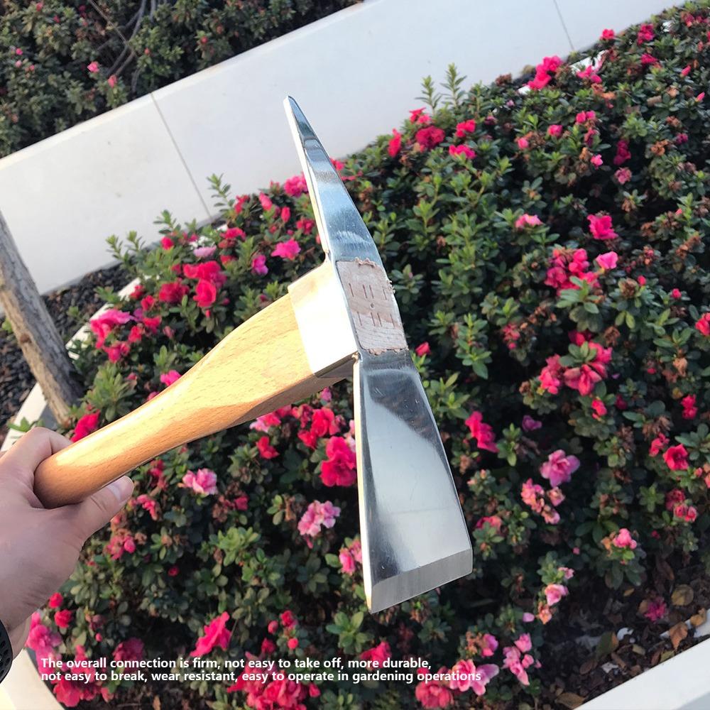 Silver Pick Axe Detachable Garden Pick Axe Durable Digging Tools