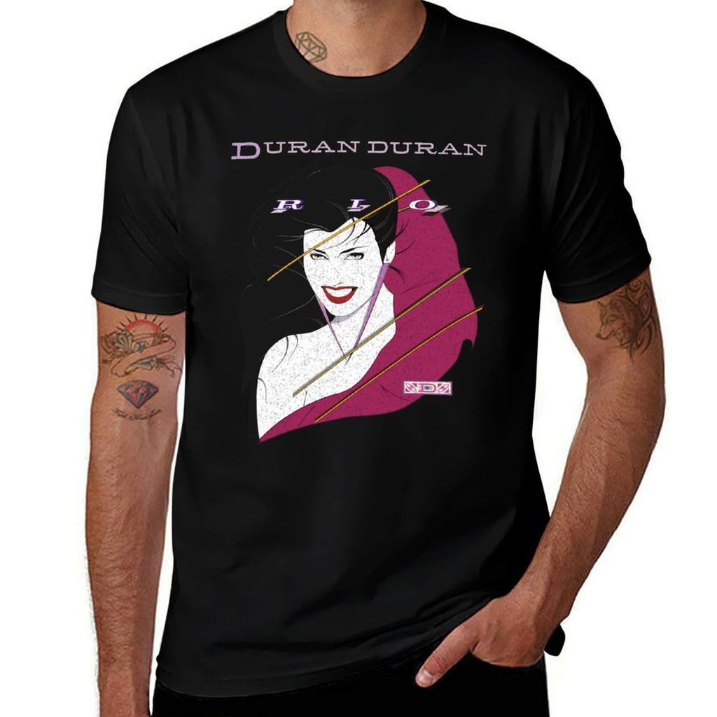 Бренд t Duran мужчины Duran высокое качество t роскошный мужчина 1982 для мужчины Футболка рубашки рубашки Рио