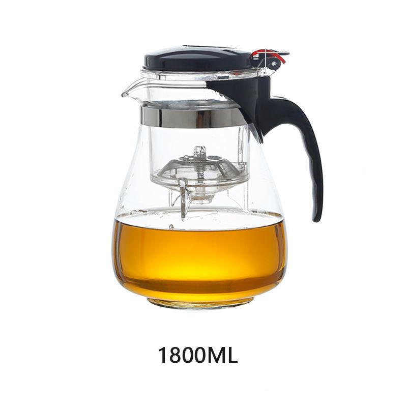 Стеклянный чайник со съемным заварочным устройством, чайник для листового чая