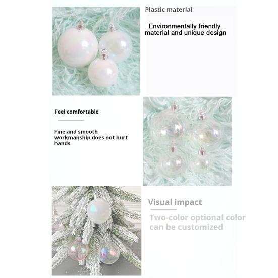 18 шт. переливающиеся рождественские шары DIY поделки котел на Хэллоуин пузырьковый пластиковый шар украшение для рождественской елки день рождения свадьба декор