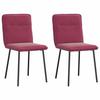 VidaXL Dining Chairs Set of 2 Bordeaux Red Velvet, Dining Chair, Kitchen Chair, Accent Chair, Chair, 4101214