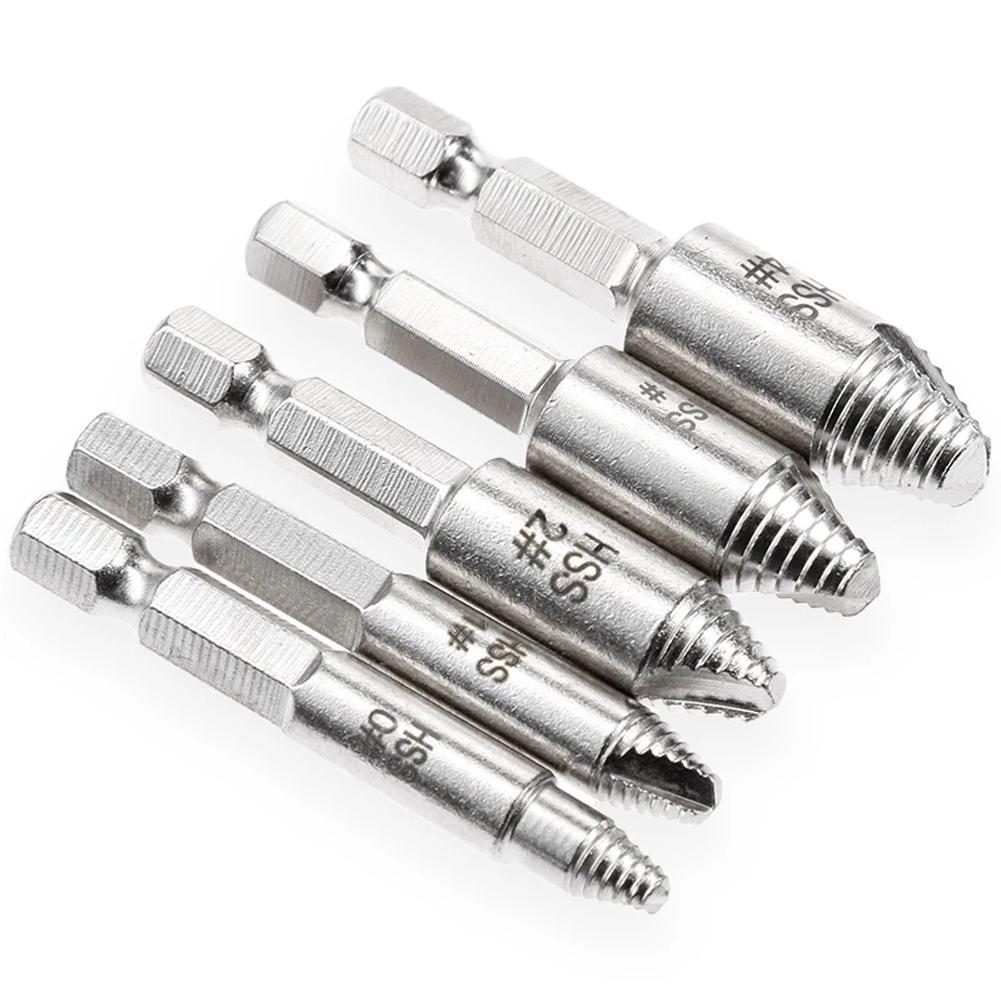 Broken WireExtractor Alloy Steel Easy Out Damaged Drill