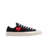 X Play Comme Des Garcons Single Heart Chuck 70 Ox Black