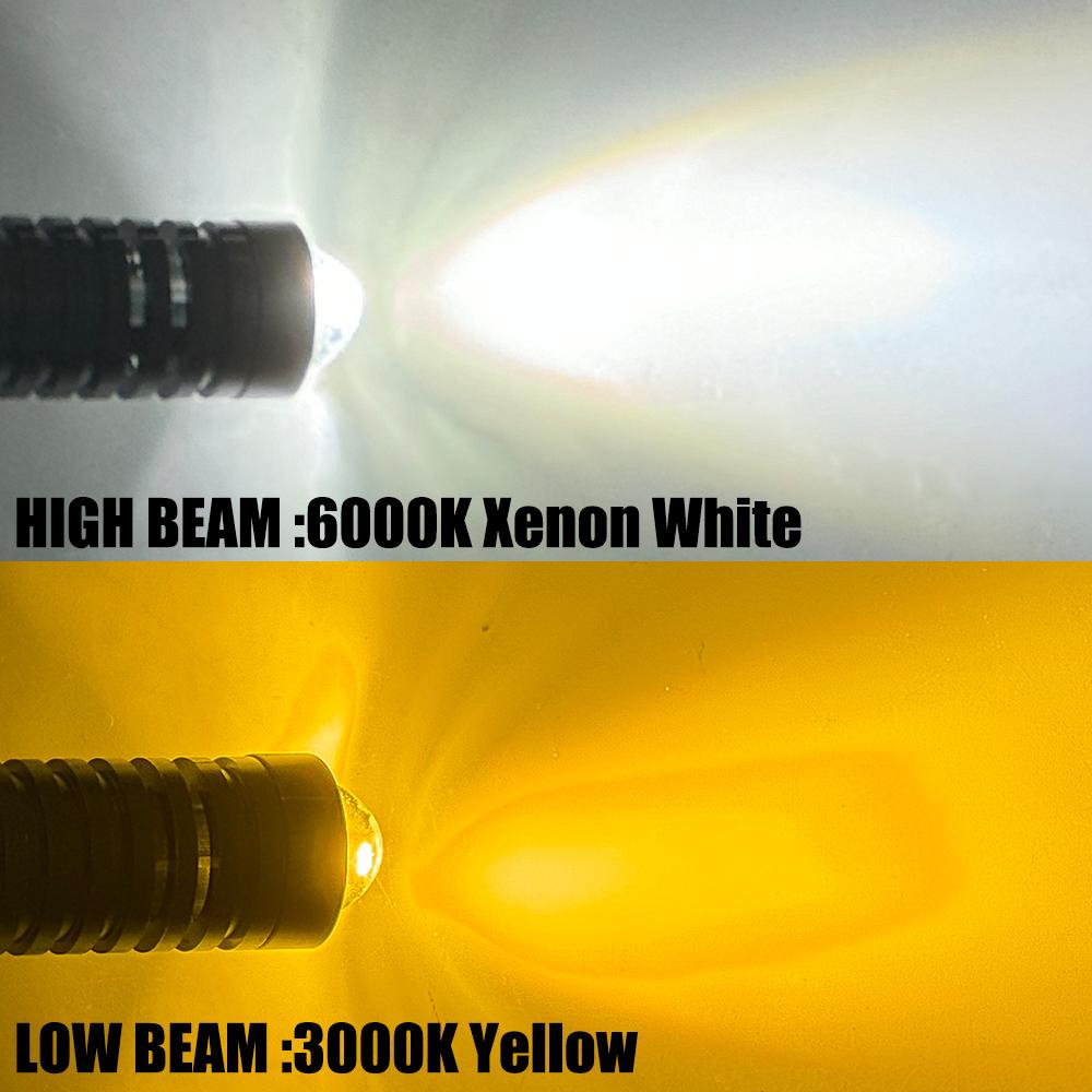 12V-80V Мотоциклетные фары H6 P15D-25-1 Цоколь 2000LM 3000K/6000K Сигнальные огни Светодиодные противотуманные фары Мотоциклетные прожекторы Индикаторы