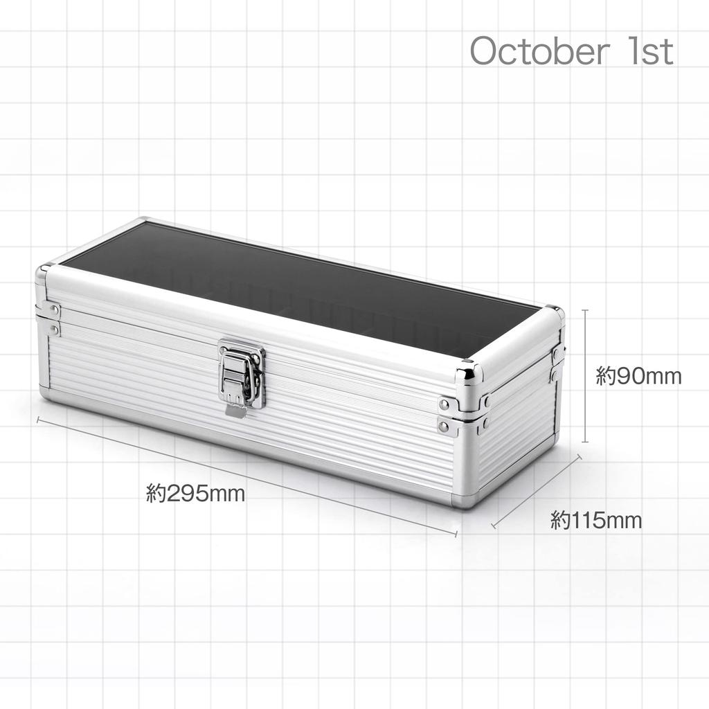 Октябрь1-е Часы Алюминиевая Коробка для Внутреннего Автоматического Коллекционного Кейса, Хранение 5 Часов, Мужские Часы, Транспортируемый, Хранение, Декор, Ударопрочный