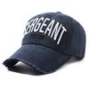 Washed Hole 6-Panel Baseball Cap Vintage Korean Cowboy Style Unisex 100% Cotton Hip Hop Streetwear Common All Seasons Sun Metal