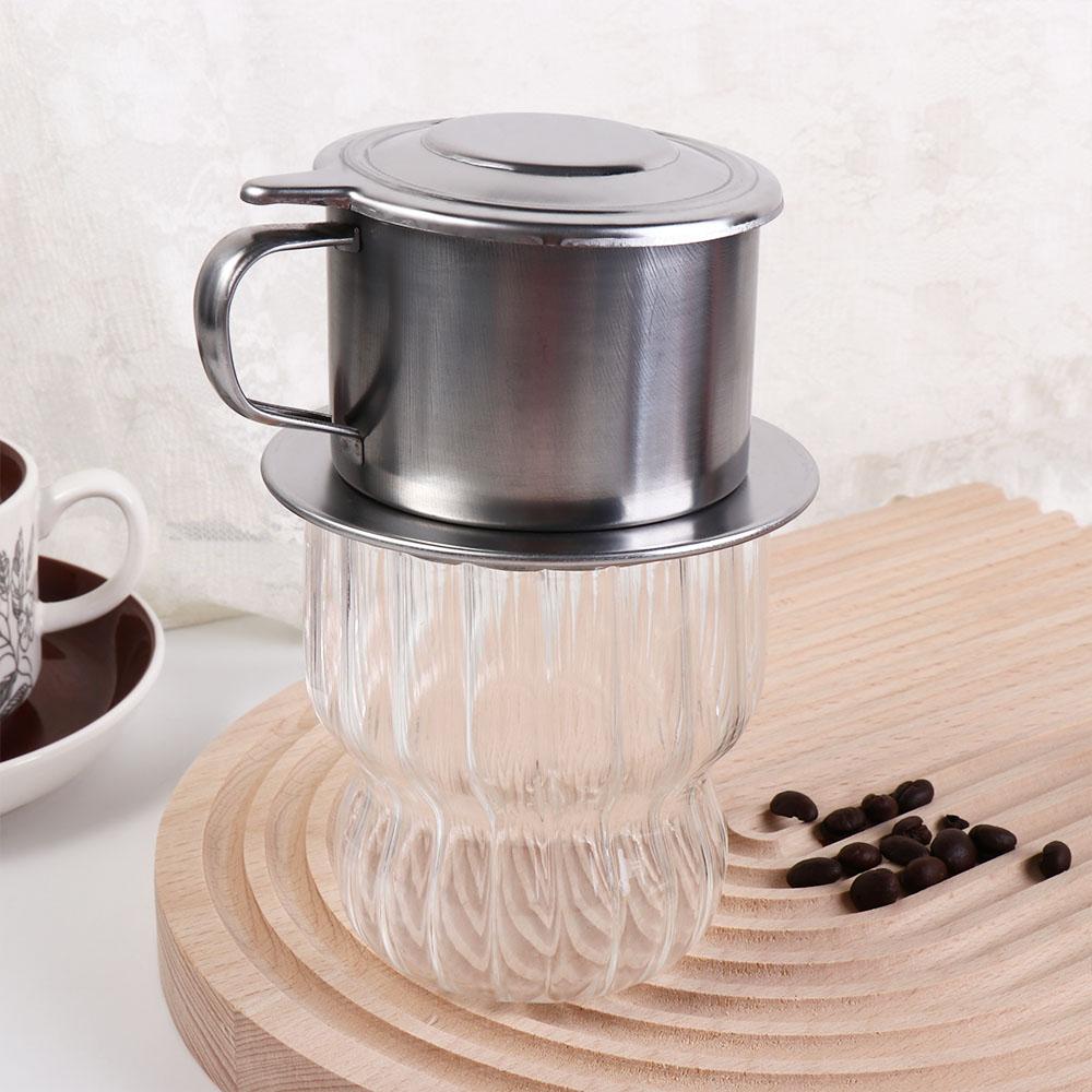 Портативный кофейный фильтр для капельного заваривания кофе из нержавеющей стали, чашка для заваривания кофе, вьетнамская кофеварка для кемпинга