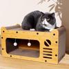 Giznzg Кошачий коготь из картона Кошка Кошачий коготь из картона Кошачий коготь Стресс для мебели Царапины Стресс Грузоподъемность Легко для кошки 56 x 27 x 29 см Точилка, Дом,