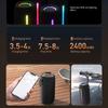2400mAh Bluetooth Speaker LED Flashing Soundbar Portable Outdoor Sound Box Waterproof Loudspeaker Support TF Card