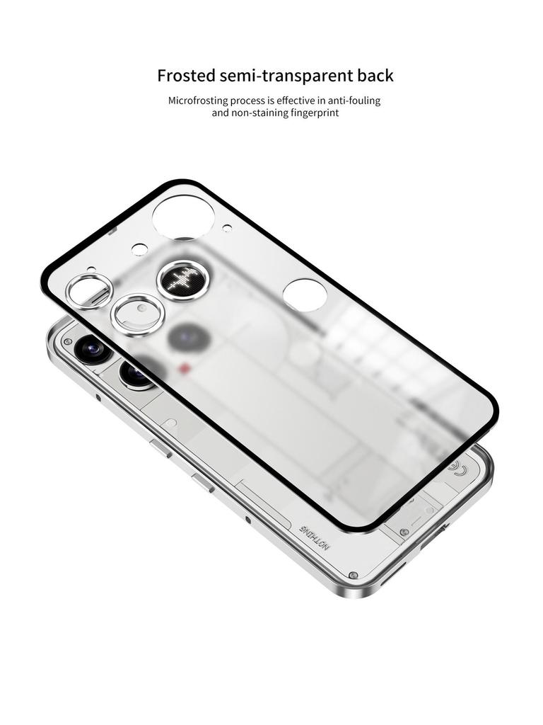 Трансграничный Металлический Ударопрочный Чехол-Книжка Pop-Up для Nothing Phone 3a