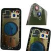 Back Housing Cover For iPhone 13 Mini 13 Pro Max Back Battery Door Rear Glass with Chassis Frame SIM Tray Side Key Parts