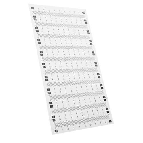 LIFKOME 20-Piece Peel and Stick Tape Measure, Waterproof Ruler Sticker, Measuring Sticker, Removable Tape Measure for DIY Woodworking and Sewing, with