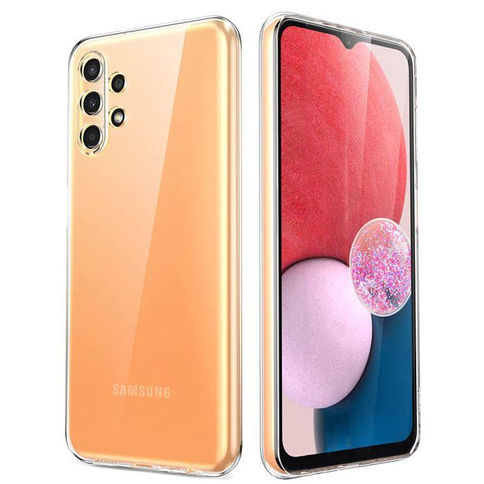 Coque et tour de cou pour Samsung Galaxy A13 4G - TPU Souple Transparent Cordon Noir réglable Phonillico®