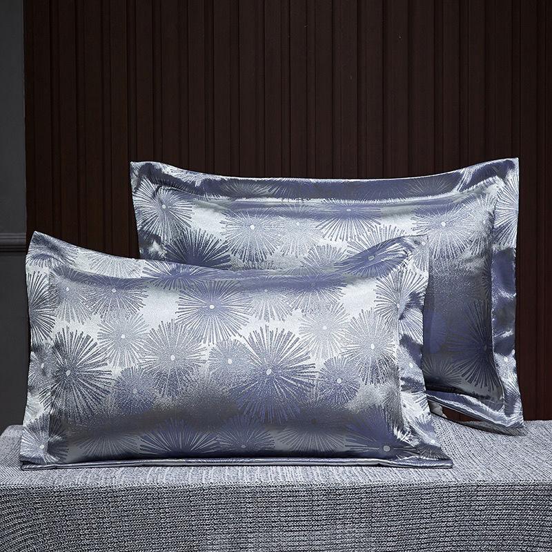 1 пара наволочек-конвертов из атласного жаккарда Tribute, наволочки для взрослых размером 48*74 см, наволочки для комфорта на весну/лето, наволочки без вставок