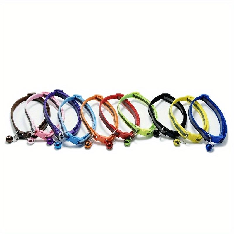 Reflective Pet Collar with Bell - Cat and Kitten Necklace