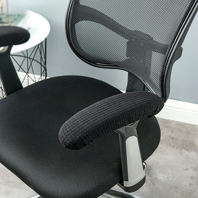 Office Computer Chair Arm Armrest Slipcovers Covers Pads Flexible 2Pcs/Set