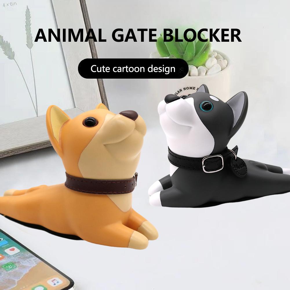 Мультяшный животный блокиратор двери Животное Нескользящий Милый мультяшный Защита Безопасность Клин-стопор D H1N3