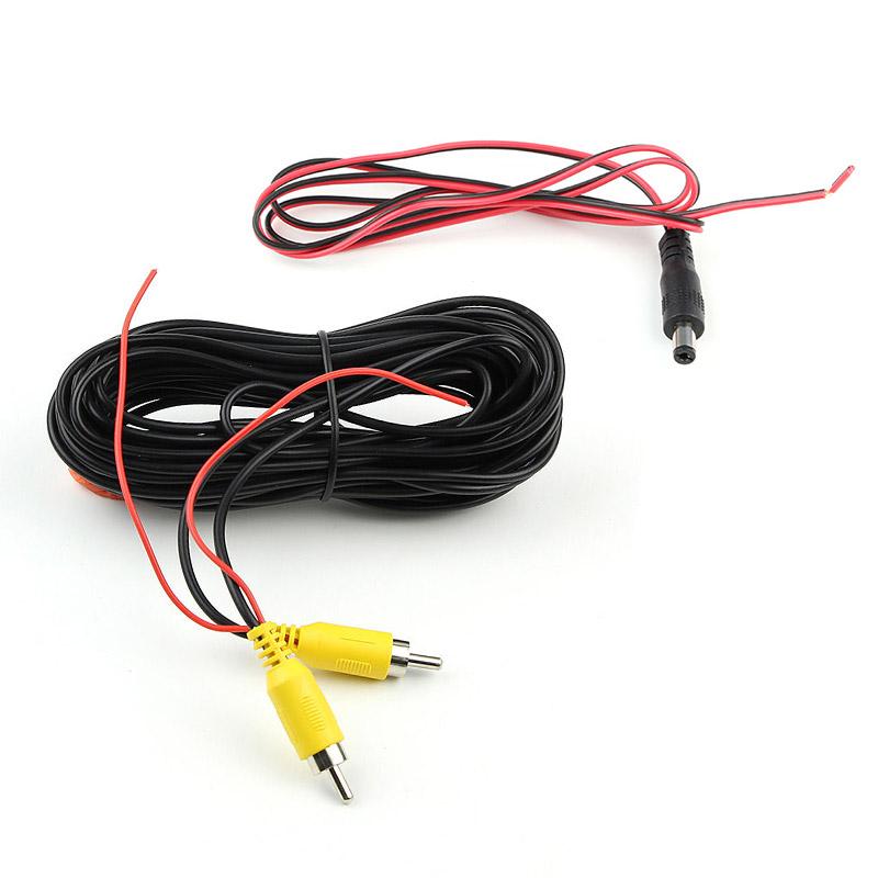 AV-кабель Универсальный автоматический RCA AV-кабель, жгут проводов для камеры заднего вида автомобиля, парковка, 6 м, удлинительный видеокабель, бесплатно