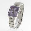 Casio СТАНДАРТНЫЕ MTP-M305D-6A Casio Квадратные Мужские Часы с Фазами Луны на Стальном Ремешке Фиолетовые [Пара...