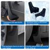 For Tesla Model Y Launch 2025 Front and Rear Car Wheel Mud Flaps Splash Guards MudFlaps Protector Front Rear Fender Mudguards