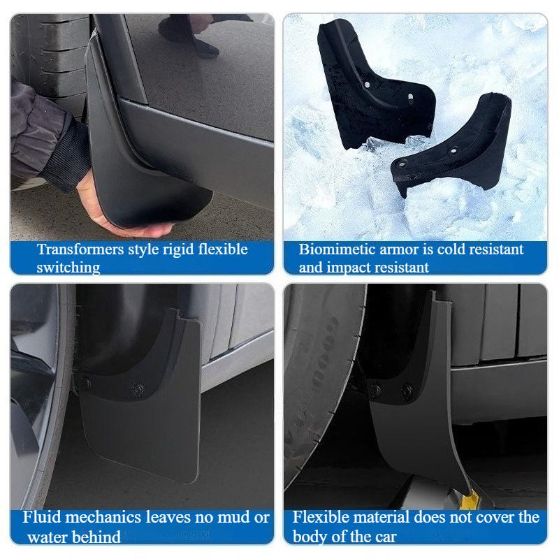 For Tesla Model Y Launch 2025 Front and Rear Car Wheel Mud Flaps Splash Guards MudFlaps Protector Front Rear Fender Mudguards