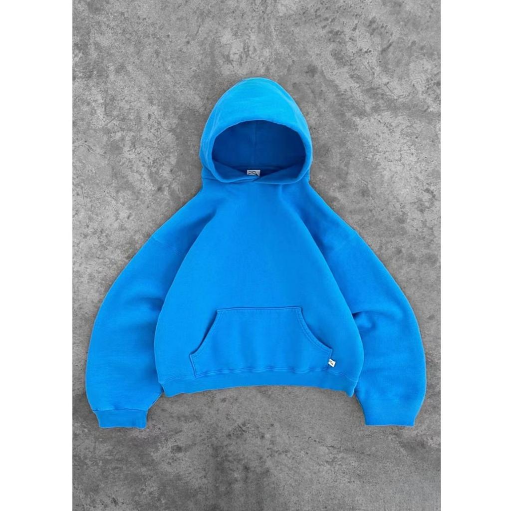 RogueWave European and American Fashion Loose Hooded Solid Color Street Sports Top