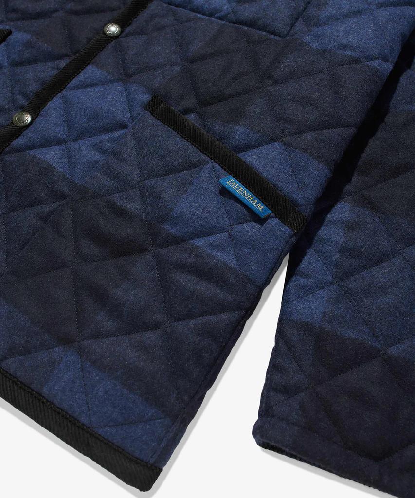 Noah (U) Noah X Lavenham Buffalo Check Rayden Jacket Blue/Black