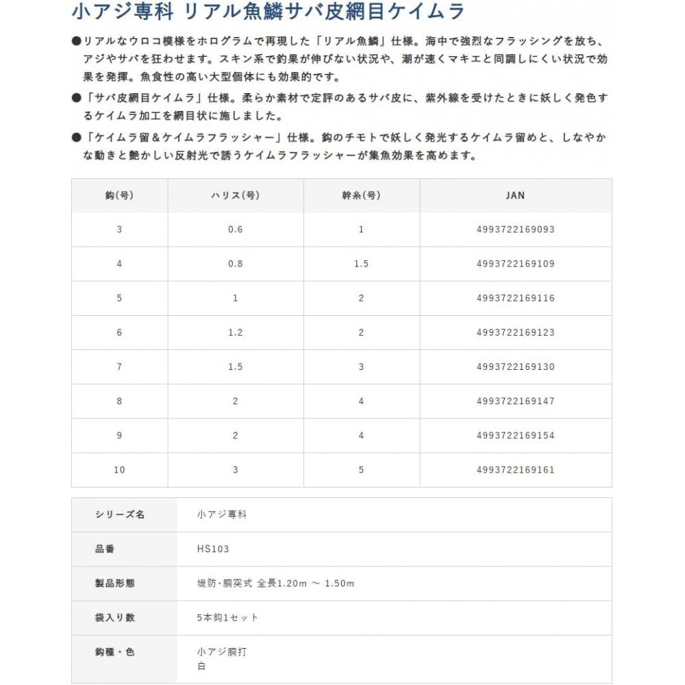 Hayabusa  Hayabusa  Small Horse Mackerel Specialty Real Fish Scales Mackerel Skin Mesh Keimura 9 2 Hs103