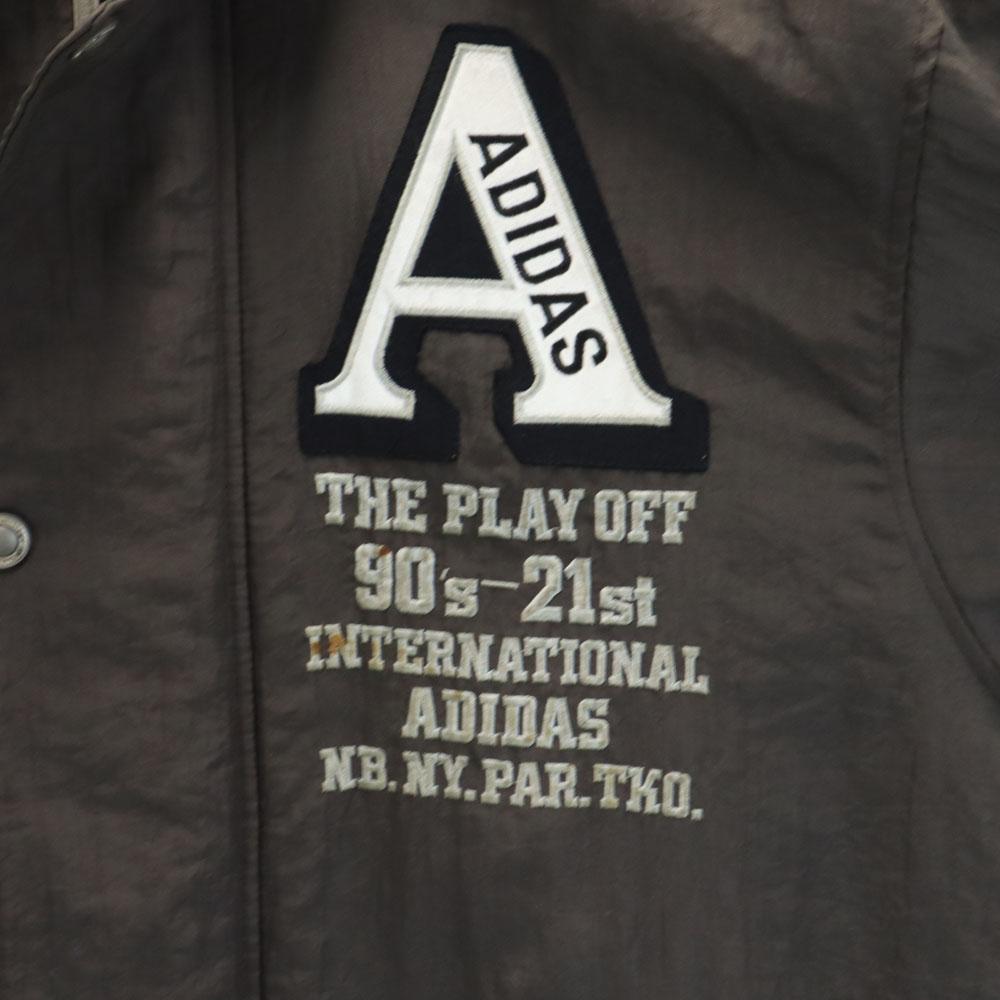 Adidas 80-е Винтаж производства Descente Пальто-скамья L Коричневый Мужской Б/У