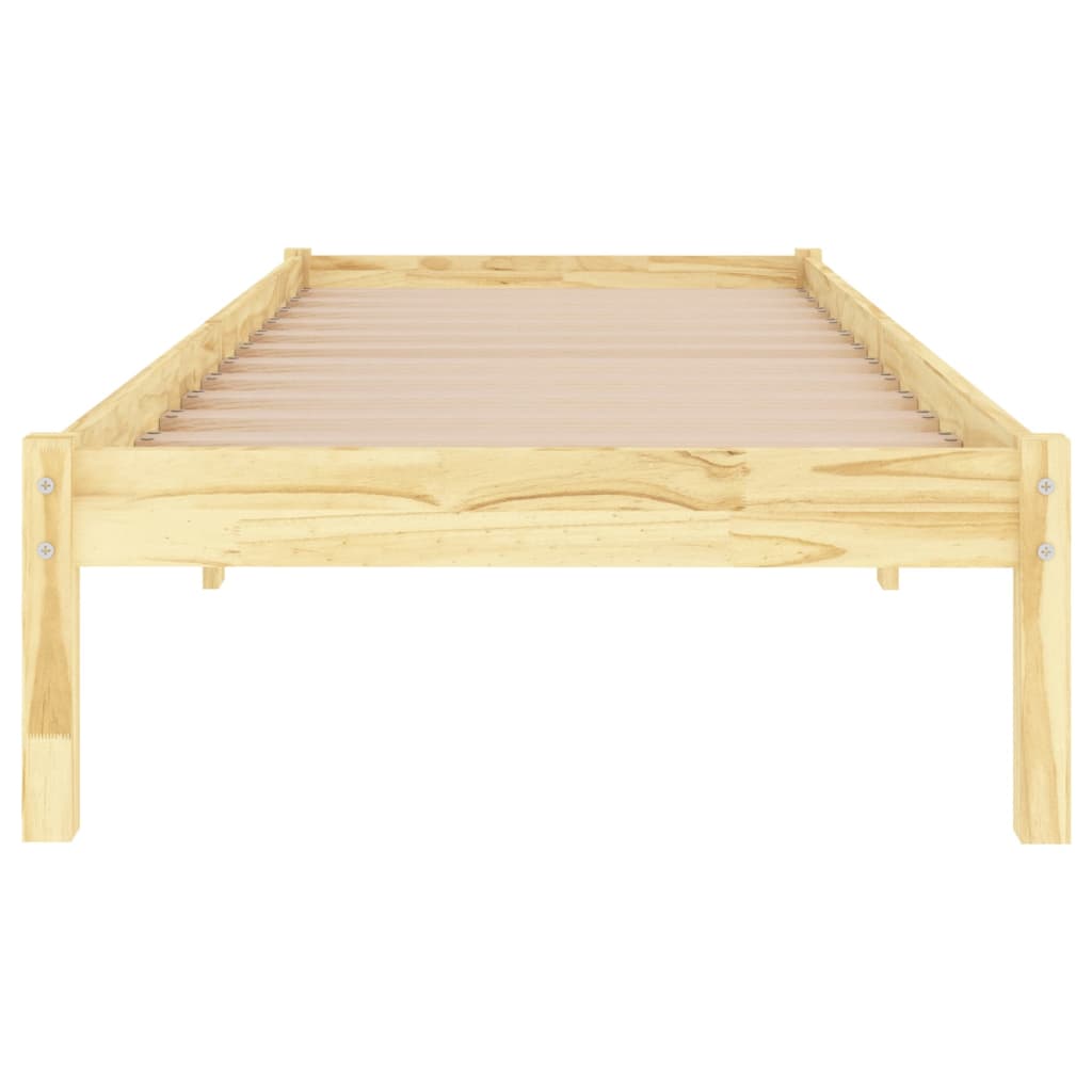 Solid Wood Bed 90 x 190 cm