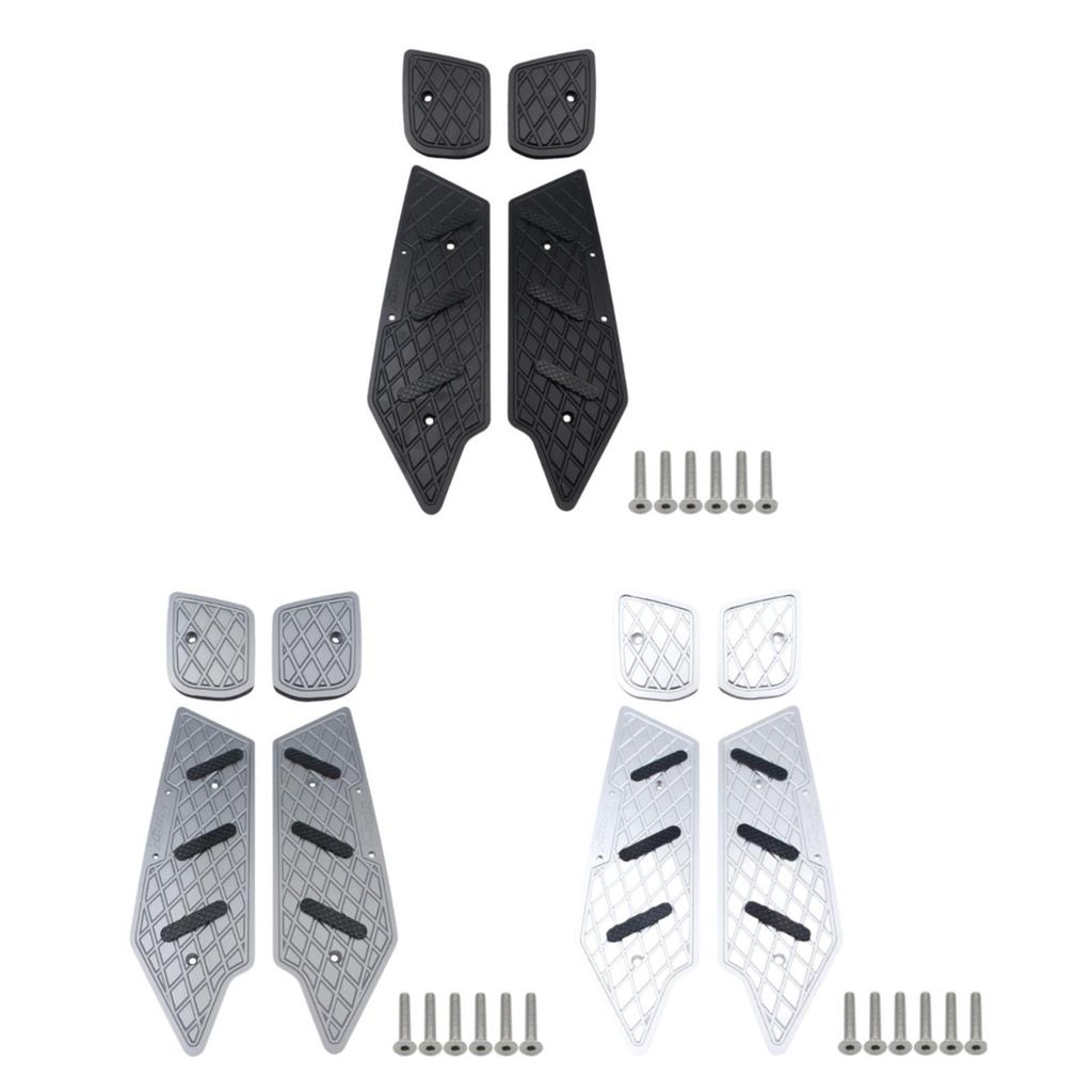 Motorcycle Footpegs Plate Pad Anti Slip Aluminum for C400x Sturdy Repair Parts