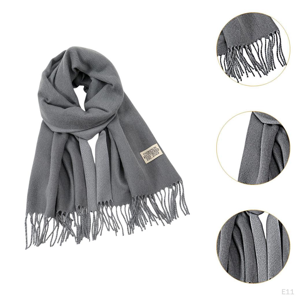 Fall Winter Scarf Pashmina Shawl Wrap Trendy Long Lady Women's for Evening