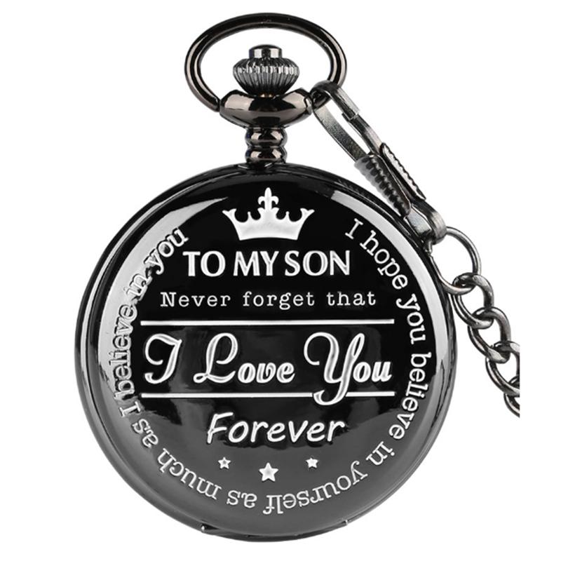 Карманные кварцевые часы-медальон.