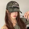 Adjustable Camouflage Baseball Cap Cotton Sunscreen Hats Embroidery Baseball Hats  for Men Women